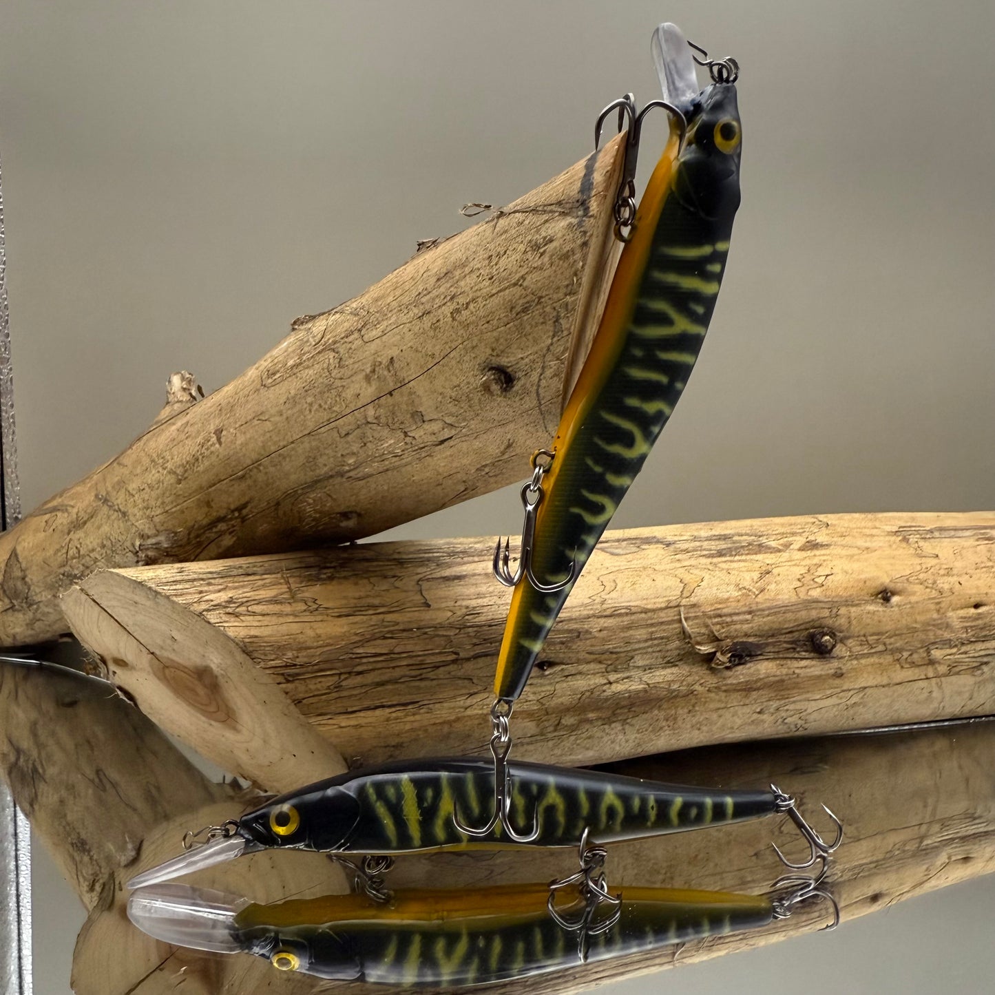 Vision 110+1 Stlye Jerkbait - Black Tiger