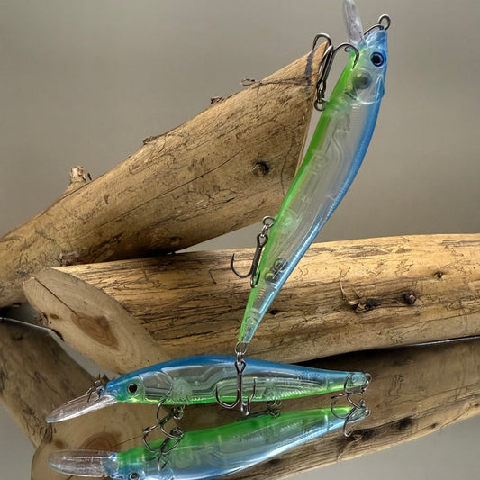 Vision 110 Stlye Jerkbait - Emerald Shad