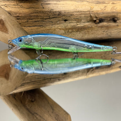 Vision 110 Stlye Jerkbait - Emerald Shad